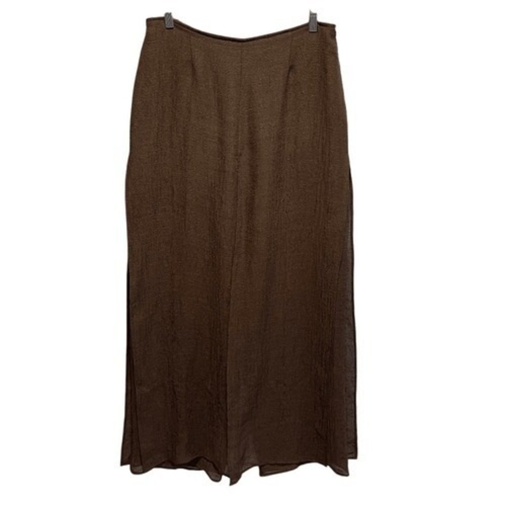 Joseph Ribkoff Brown Wide Leg Lightweight Pants‎ EU 38 US 10 Canada